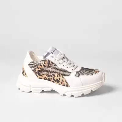 Ténis Ruika Pele Branco/Leopardo