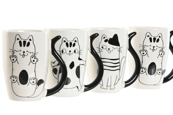 Caneca em Porcelana - Gatos Caneca em Porcelana - Gatos