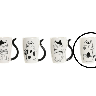 Caneca em Porcelana - Gatos Caneca em Porcelana - Gatos