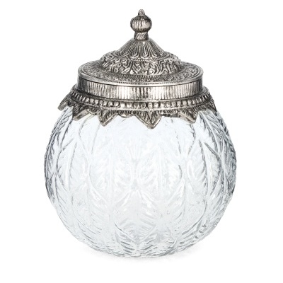 Pote de Vidro Transparente