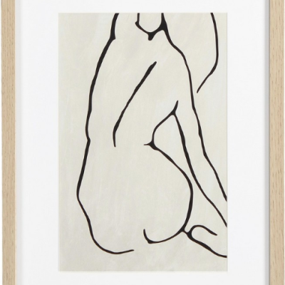 Quadro Figura Feminina - Verde