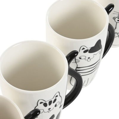 Caneca em Porcelana - Gatos Caneca em Porcelana - Gatos