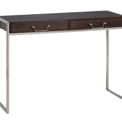 Consola Marrom - Prata