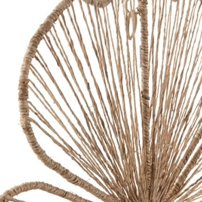 Flor de Juta - Conjunto de 3 Peças