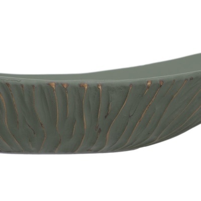 Centro de Mesa Verde-Ouro