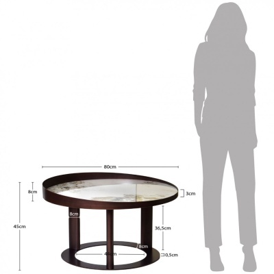 Mesa de Café Crater