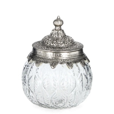 Pote de Vidro Transparente