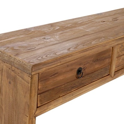 Consola de Madeira Reciclada