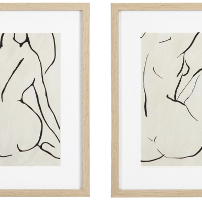 Quadro Figura Feminina - Verde