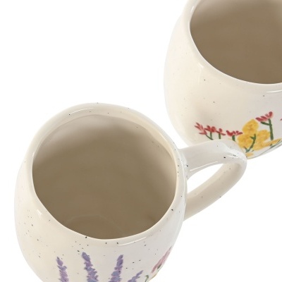 Caneca de Porcelana - Flores