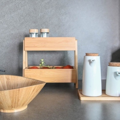 Galheteiro 3 Peças em bambu