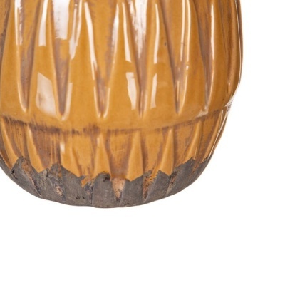 Vaso Mostarda Em Cerâmica