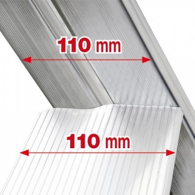 FACAL Escadote PIU SU Maxi em alumínio