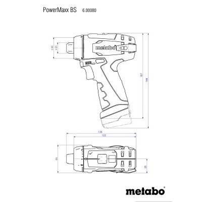 METABO POWERMAXX BS BASIC Berbequim - Aparafusadora sem fio