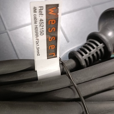 WESSER Linha de conexão à rede F2X1,5mm (Cabo elétrico)