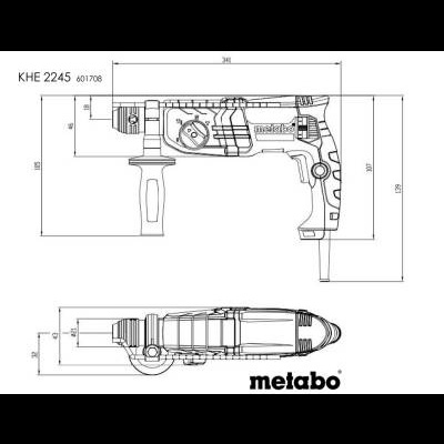 METABO KHE 2245 Martelo combinado METABO KHE 2245 Martelo combinado