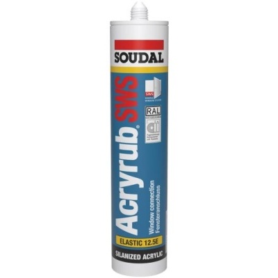 SOUDAL ACRYRUB Silicone acrílico SWS 310ml