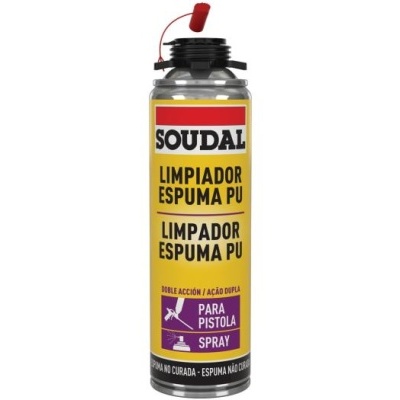 SOUDAL Limpador espuma PU 500ml