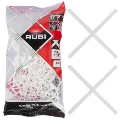 RUBI 1,5 mm. (B-300 u.) Cruzetas para juntas