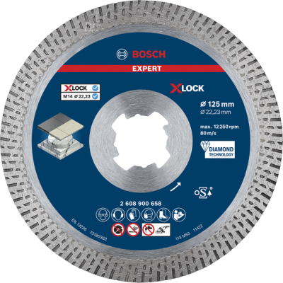 BOSCH Disco abrasivo de corte com diamante EXPERT Hard Ceramic
