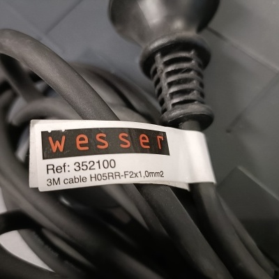 WESSER Linha de conexão à rede F2X1mm (Cabo elétrico)
