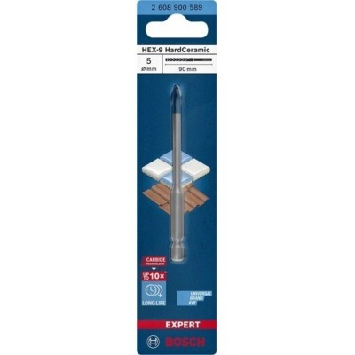 BOSCH EXPERT Broca HEX-9 HardCeramic 5x90mm