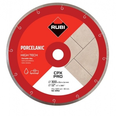 RUBI J-SLOT CPX-300 PRO Disco diamante grés porcelânico