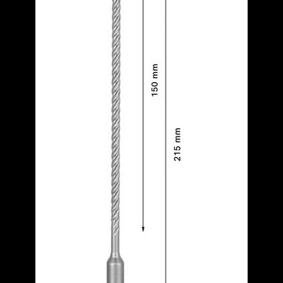 Broca para martelo BOSCH Expert SDS plus-7X de 5,5x150x215mm