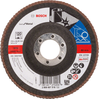 BOSCH Disco de Lamelas X571 Best for metal