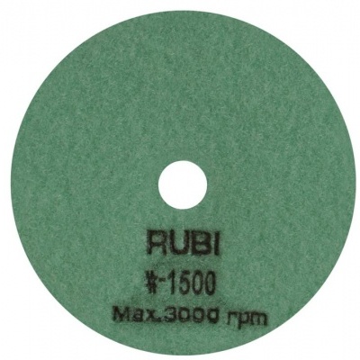 RUBI Ø100 mm - Grão #1500 Disco flexível diamantado para polir