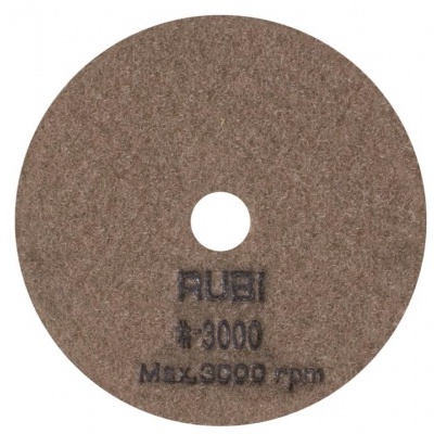 RUBI Ø100 mm - Grão #3000 Disco flexível diamantado para polir