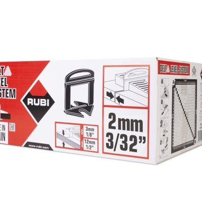 Embalagem sistema de nivelamento RUBI DELTA LEVEL SYSTEM 2 mm 3/32