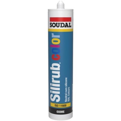 SOUDAL SILIRUB COLOR Silicone neutro 300ml