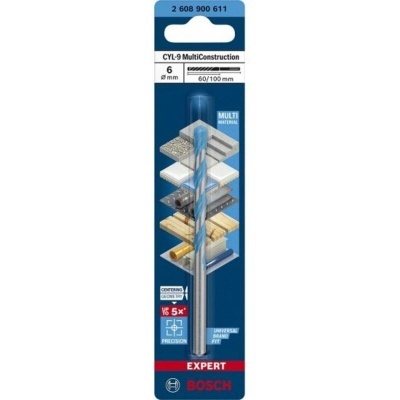 BOSCH EXPERT Broca CYL-9 MultiConstruction 6x60x100mm