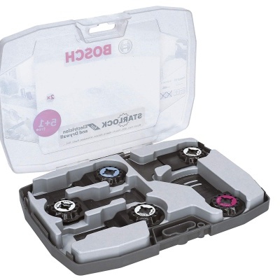 BOSCH Conjunto para Eletricista e Trabalhos em Cartão-Gesso, para Multiferramentas (6 Peças)