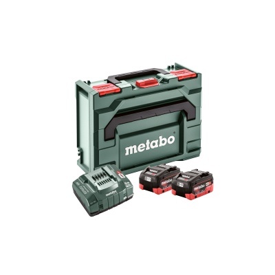 METABO 2 X LIHD 8.0 AH + METABOX 145 Conjunto básico