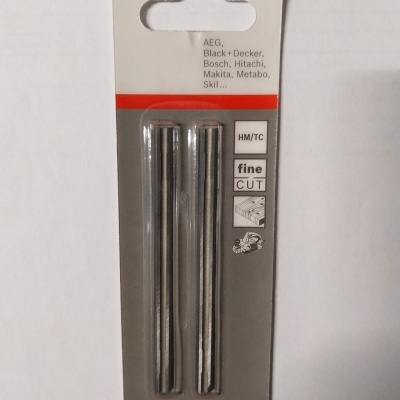 BOSCH Jogo de 2 Lâminas de Plaina Reversível de Carboneto 82mm