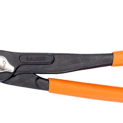 Alicate de pressão preto com cabo laranja