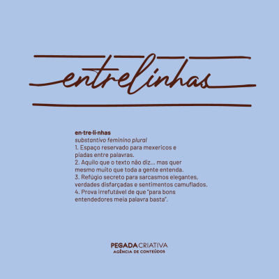 Poster Entrelinhas