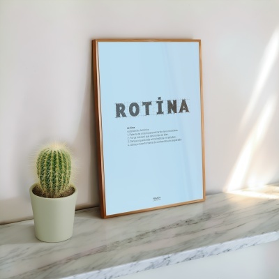 Poster Rotina