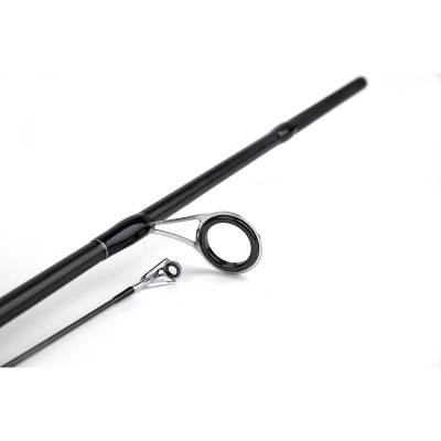 Ponteiras de cana de pesca preta com ilhoses metálicos