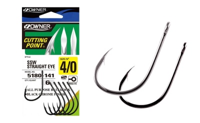 anzol Owner 5180- 141 ssw  - STRAIGHT EYE