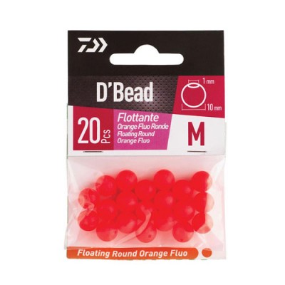 Perola Flutuante laranja Fluo