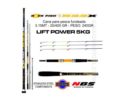 NBS ROCK FISH R 22X 3.15MT