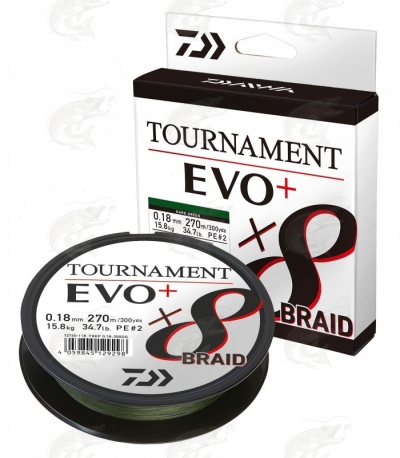 Daiwa TOURNAMENT 8 Braid EVO +