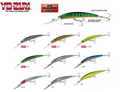Yo Zuri crystal minnow deep diver f90