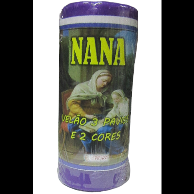 Vela 3 Pavios - Nana