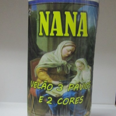 Vela 3 Pavios - Nana