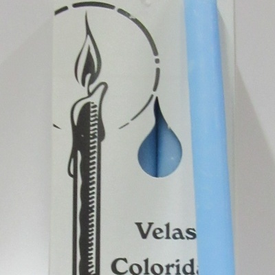 Velas 20x20 Azul Clara