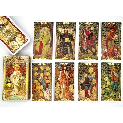 Golden Art Nouveau Tarot